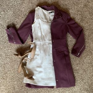 Gianni Bini White Sparkle Swirl Dress